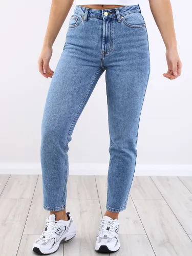 Only Denim Emily Life Hw Ankle Straight Fit Jeans