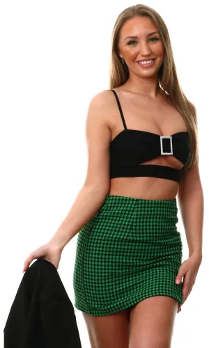 Only Green / Green Bee Nadina Pattern Skirt