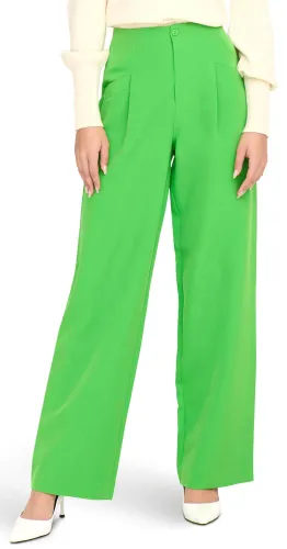 Only Green / Vibrant Green Maia Wide Leg Fit Trousers