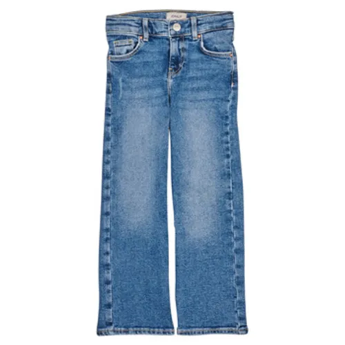 Only  KOGJUICY WIDE LEG  girls's Flare / wide jeans in Blue