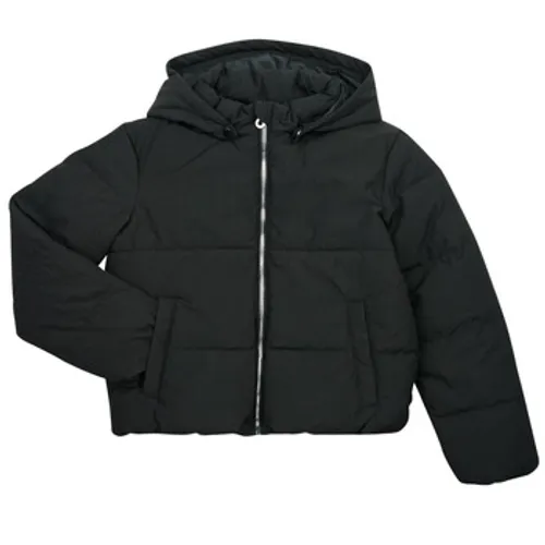 Only  KOGNEWDOLLY SHORT PUFFER JACKET OTW  girls's Children's Jacket in Black