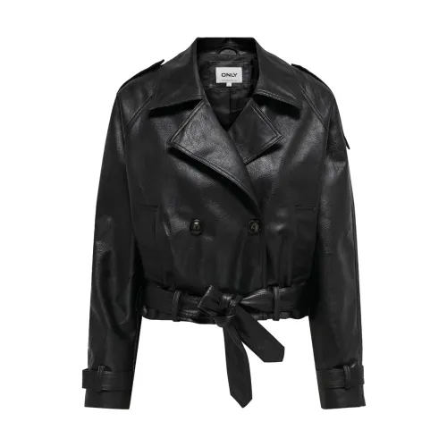 Only , Leather Jacket ,Black female, Sizes: