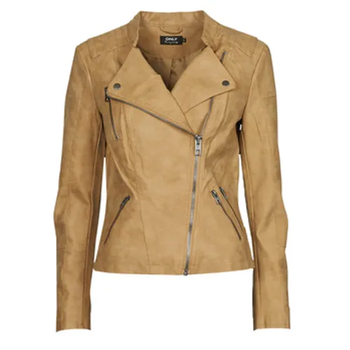 Only  ONLAVA  women's Leather jacket in Brown
