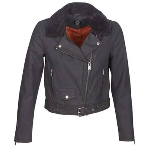Only  ONLCAROL  women's Leather jacket in Black