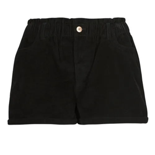 Only  ONLCUBA-FLORA HW PB CORD SHORTS PNT  women's Shorts in Black
