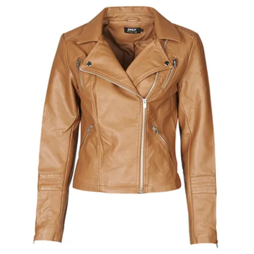 Only  ONLGEMMA  women's Leather jacket in Brown