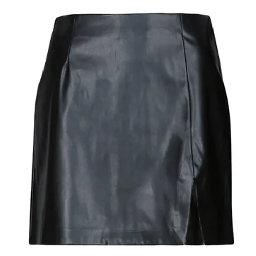 Only  ONLLINA FAUX LEATHER SKIRT CC OTW  women's Skirt in Black