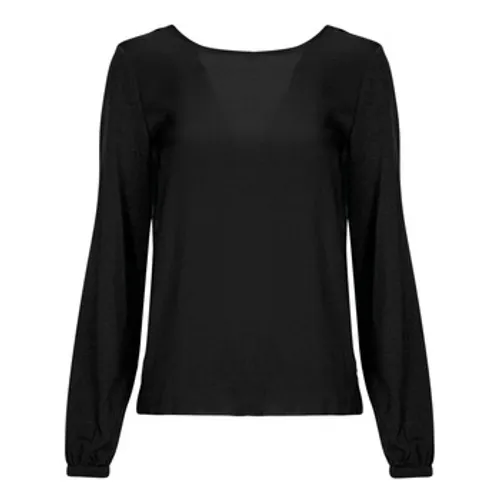Only  ONLLISA S/S MODAL O-NECK TOP JRS  women's Blouse in Black