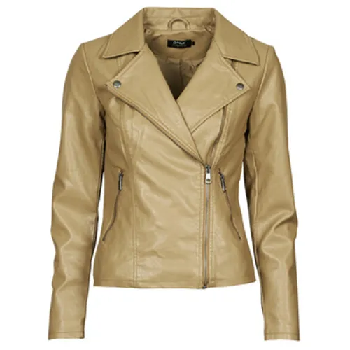 Only  ONLMELISA  women's Leather jacket in Beige
