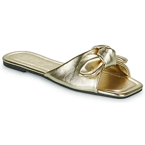 Only  ONLMILLIE-3 PU BOW SANDAL FOIL  women's Mules / Casual Shoes in Gold
