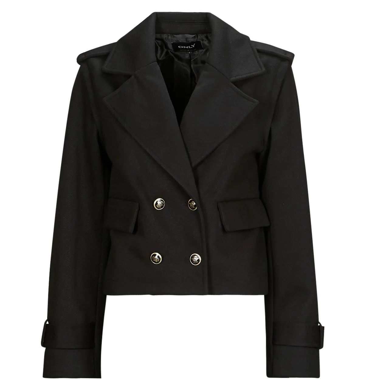 Only  ONLMOLLY SHORT JACKET CC OTW  women's Coat in Black