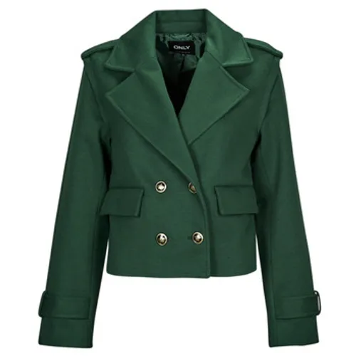 Only  ONLMOLLY SHORT JACKET CC OTW  women's Coat in Green