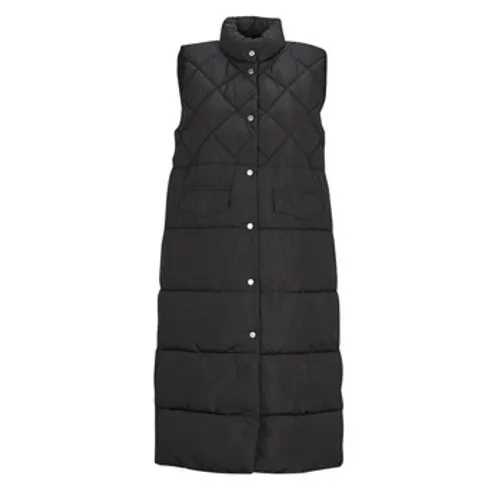 Only  ONLSTACY QUILTED LONG WAISTCOAT OTW  women's Jacket in Black
