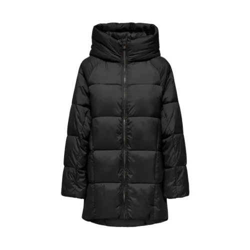 Only , Oversized Puffer Coat ,Black female, Sizes: