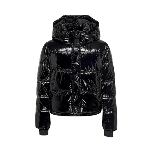 Only , Premium Puffer Jacket ,Black female, Sizes: