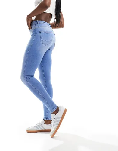 ONLY push up skinny jeans in light blue