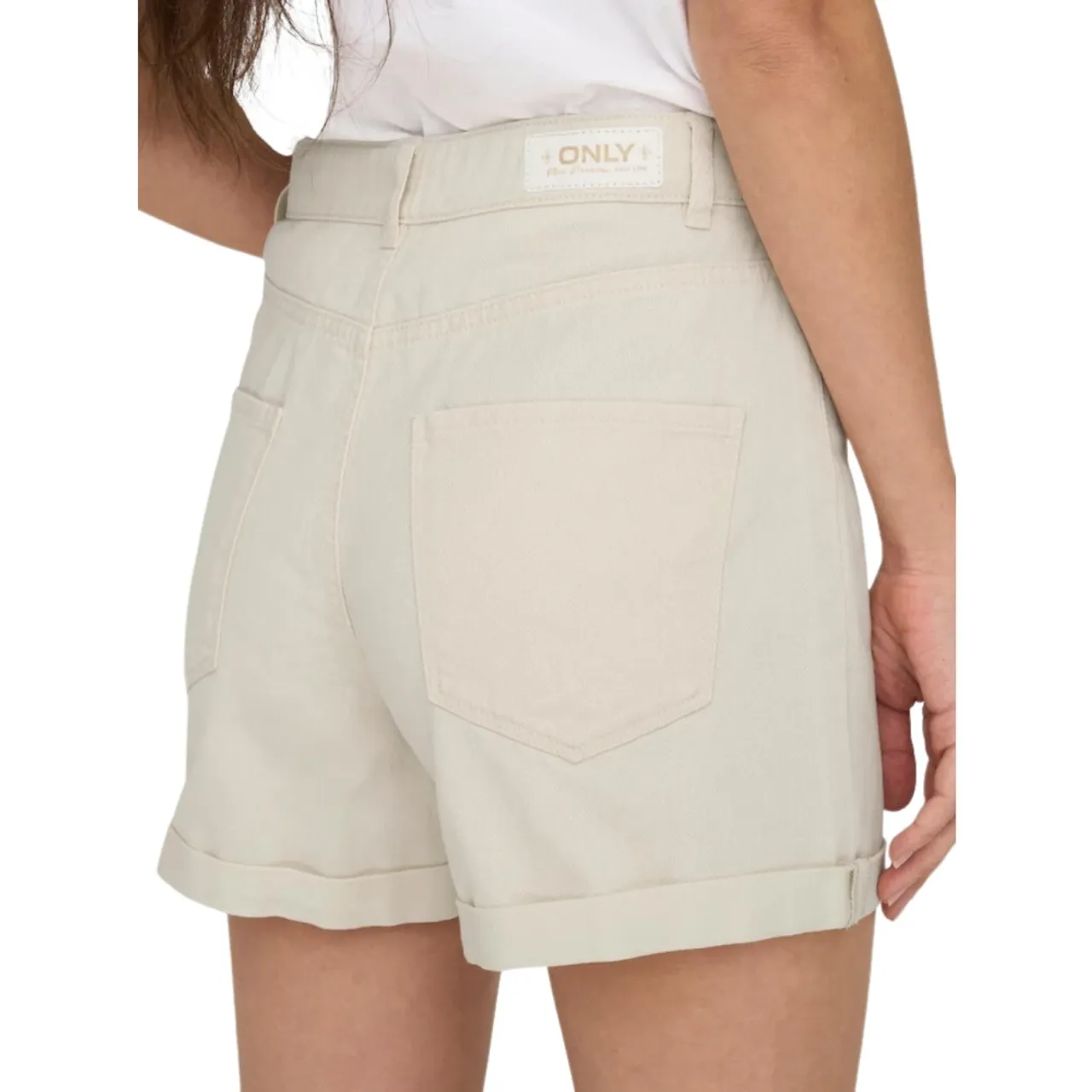 Only , Shorts for Men ,Beige female, Sizes: