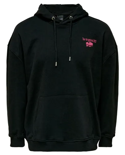 Only & Sons Black / Black Regular Fit Hoodie Sweatshirt