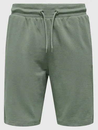 Only & Sons Castor Grey Neil Life Sweat Shorts