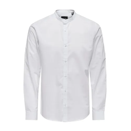 Only & Sons , Classic White Shirt ,White male, Sizes: