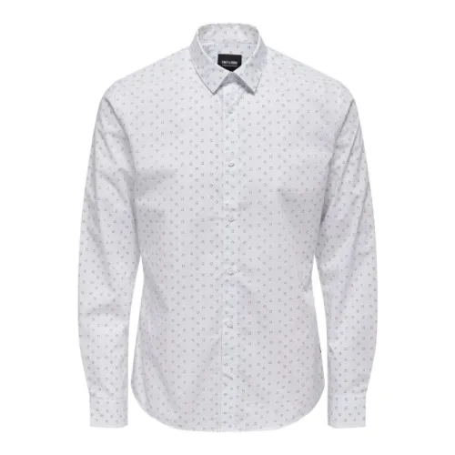 Only & Sons , Classic White Shirt ,White male, Sizes:
