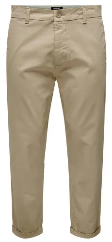 Only & Sons Grey / Mermaid Kent Cropped Chino Ma 0400