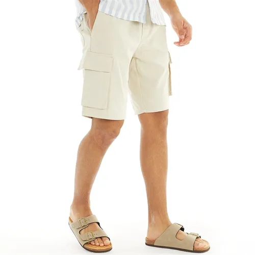 ONLY & SONS Mens Cargo Shorts Silver Lining