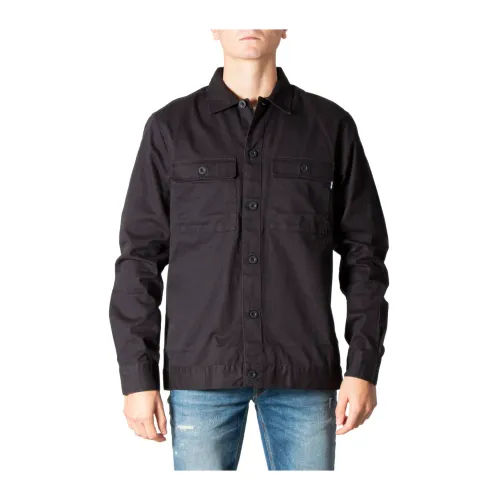 Only & Sons , Mens Overshirt Autumn/Winter Collection ,Black male, Sizes: