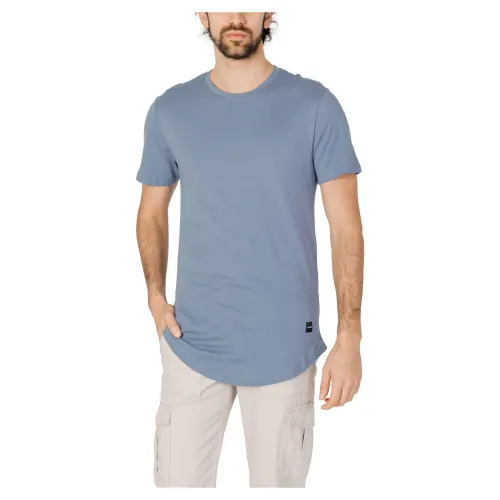Only & Sons , Onsmatt Life Longy SS TEE Noos - 22002973 ,Blue male, Sizes: