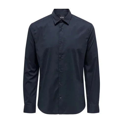 Only & Sons , Shirts ,Blue male, Sizes: