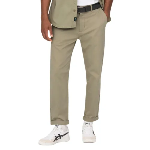 Only & Sons , Stylish Pants ,Beige male, Sizes:
