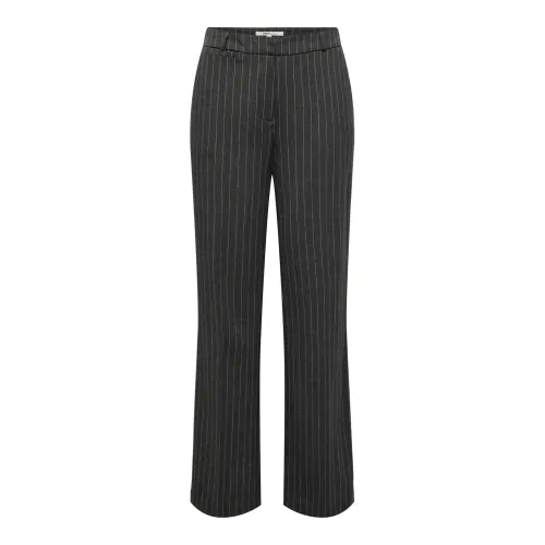 Only , Straight Pinstripe Pants Autumn/Winter Collection ,Gray female, Sizes: