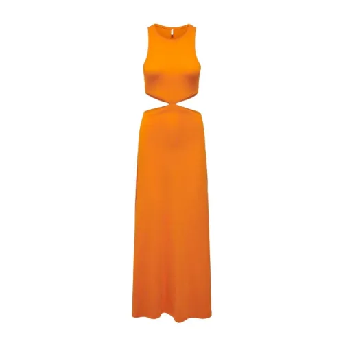 Only , Stylish Dress ,Orange female, Sizes: