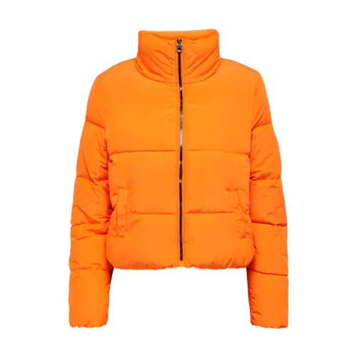 Only , Versatile and Stylish Green Down Jacket ,Orange female, Sizes: