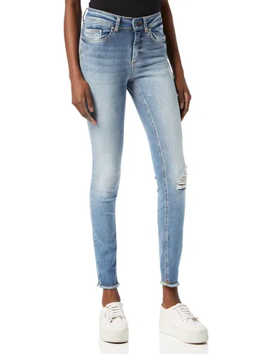 ONLY Women's Blush Mid SK Ank Raw Jeans Skinny Jeans