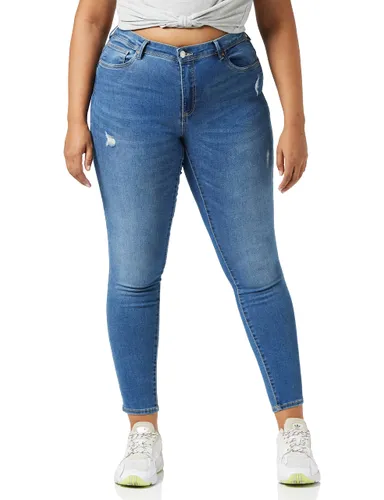 ONLY Women's Onlwauw Life Mid Skinny Fit Jeans