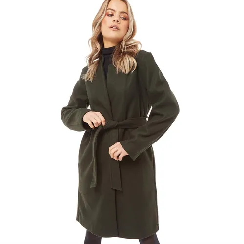 Only Womens Victoria Wrap Coat Rosin