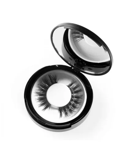 OOOOO Womens Eyelashes Lightweight and Reusable Luxury Lashes with Mirror, Dolce Blu - One Size