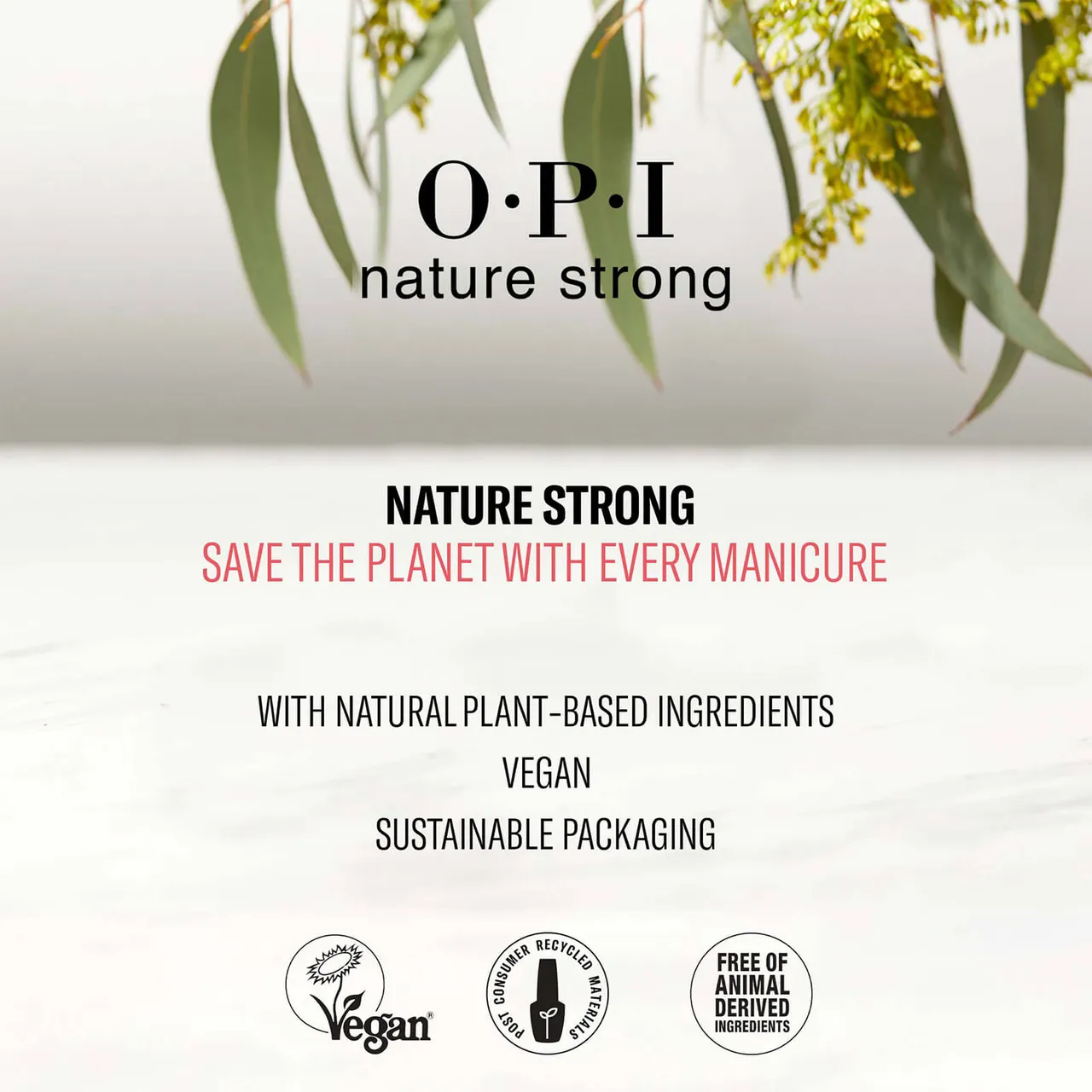 OPI Nature Strong Natural Vegan Nail Polish 15ml (Various Shades) - Big Bloom Energy