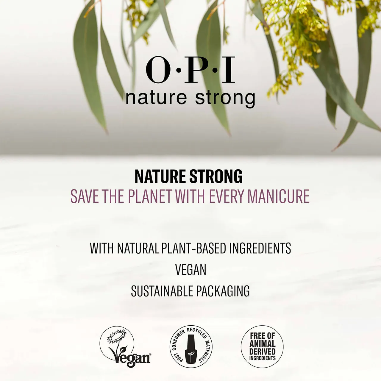OPI Nature Strong Natural Vegan Nail Polish 15ml (Various Shades) - Eco-Maniac