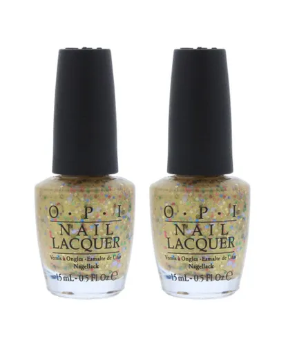 OPI Womens Nail Lacquer 15ml Pineapples Have Peelings Too! x 2 - One Size
