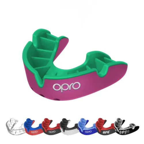 OPRO Silver Level Adult and Kids Sports Mouthguard with Case