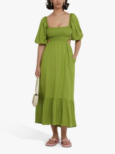 o.p.t Leighton Midi Dress, Green - Green - Female