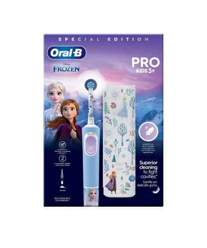 Oral B Childrens Unisex Oral-B Vitality Pro Disney Frozen Electric Toothbrush Gift Set for Kids, 3+Y - NA - One Size