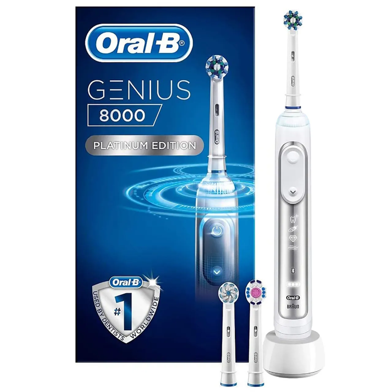 Oral-B Genius 8000 Silver Electric Toothbrush