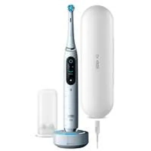 Oral-B iO 10 Stardust White Electric Toothbrush with Charging Travel Case