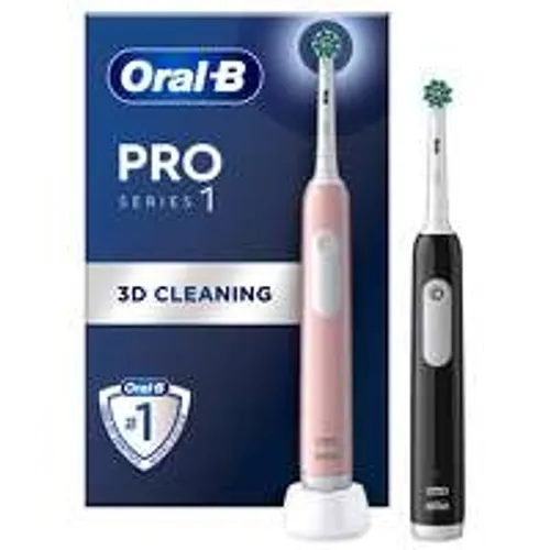 Oral-B Pro 1 Pink and Black Electric Toothbrush