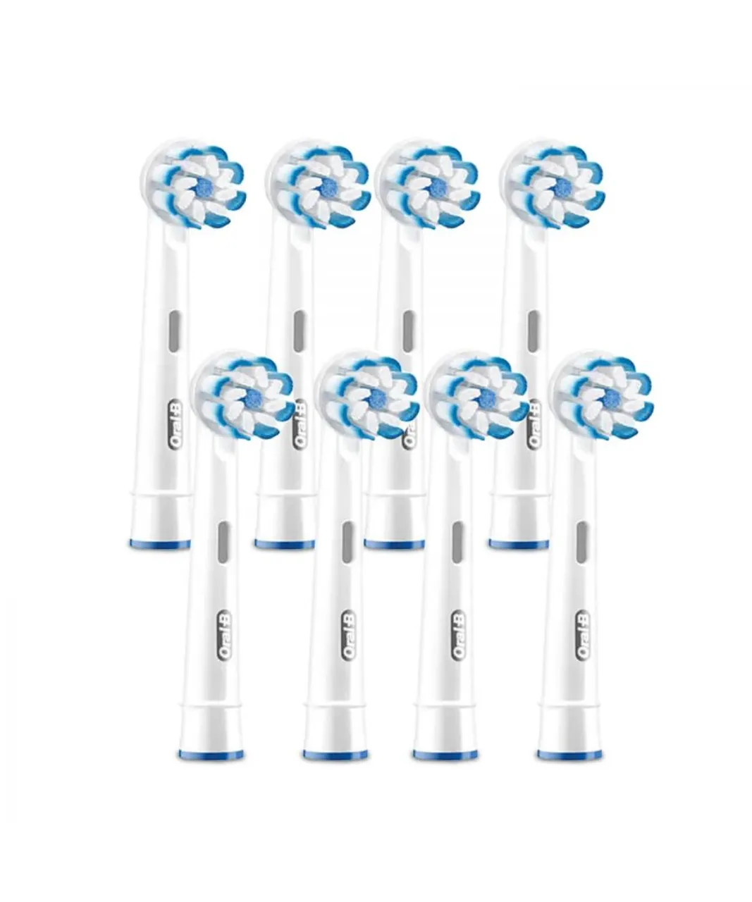 Oral B Unisex Oral-B Sensi Clean Power Toothbrush Refill Heads, Pack of 8 - NA - One Size