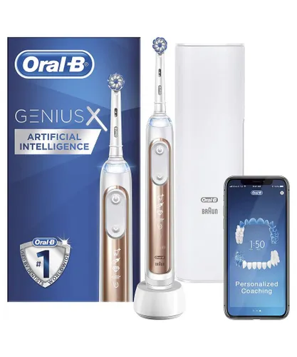 Oral B Unisex Power Genius X Electric Toothbrush Rose Gold - One Size