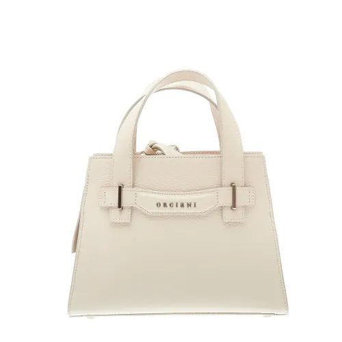 Orciani , Bianco Noos Women's Handbag ,White female, Sizes: ONE SIZE